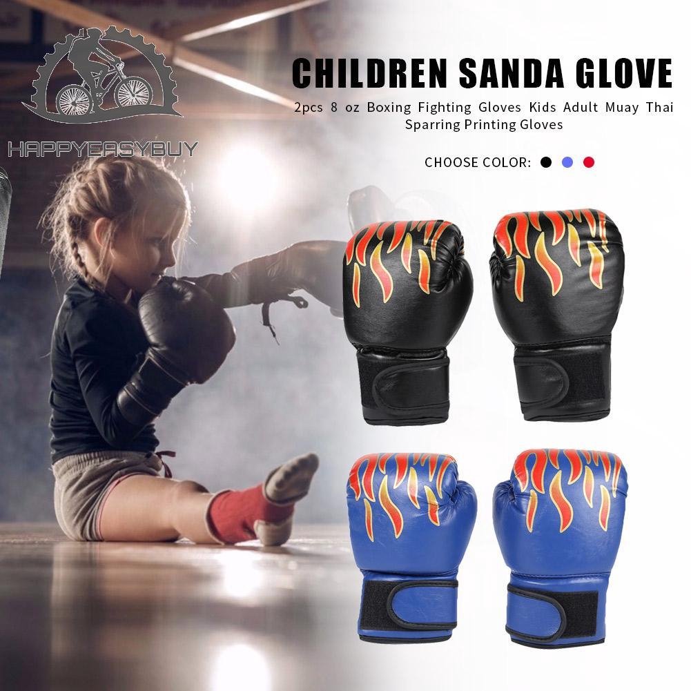 Set 2 Găng Tay Tập Boxing Thoáng Khí Cho Bé