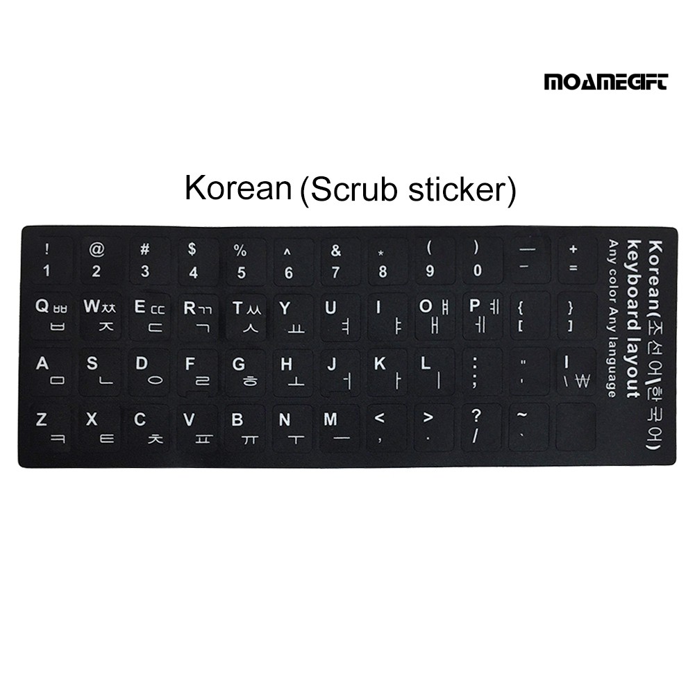 Sticker dán bàn phím Laptop tương ứng cho nhiều ngôn ngữ tùy chọn | BigBuy360 - bigbuy360.vn