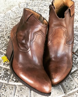 Giày bốt boho da loang hãng Steve MADDEN size 39