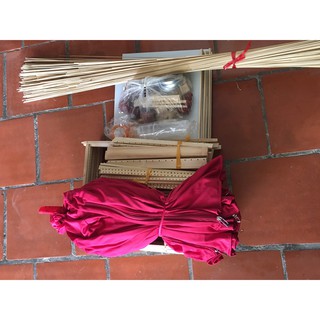 Combo áo cóng ăn,uống khung lồng ép mộc nan trúc