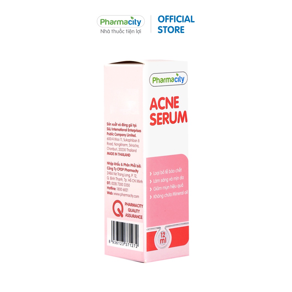 Serum dưỡng da ngừa mụn Pharmacity Acne Serum 12ml