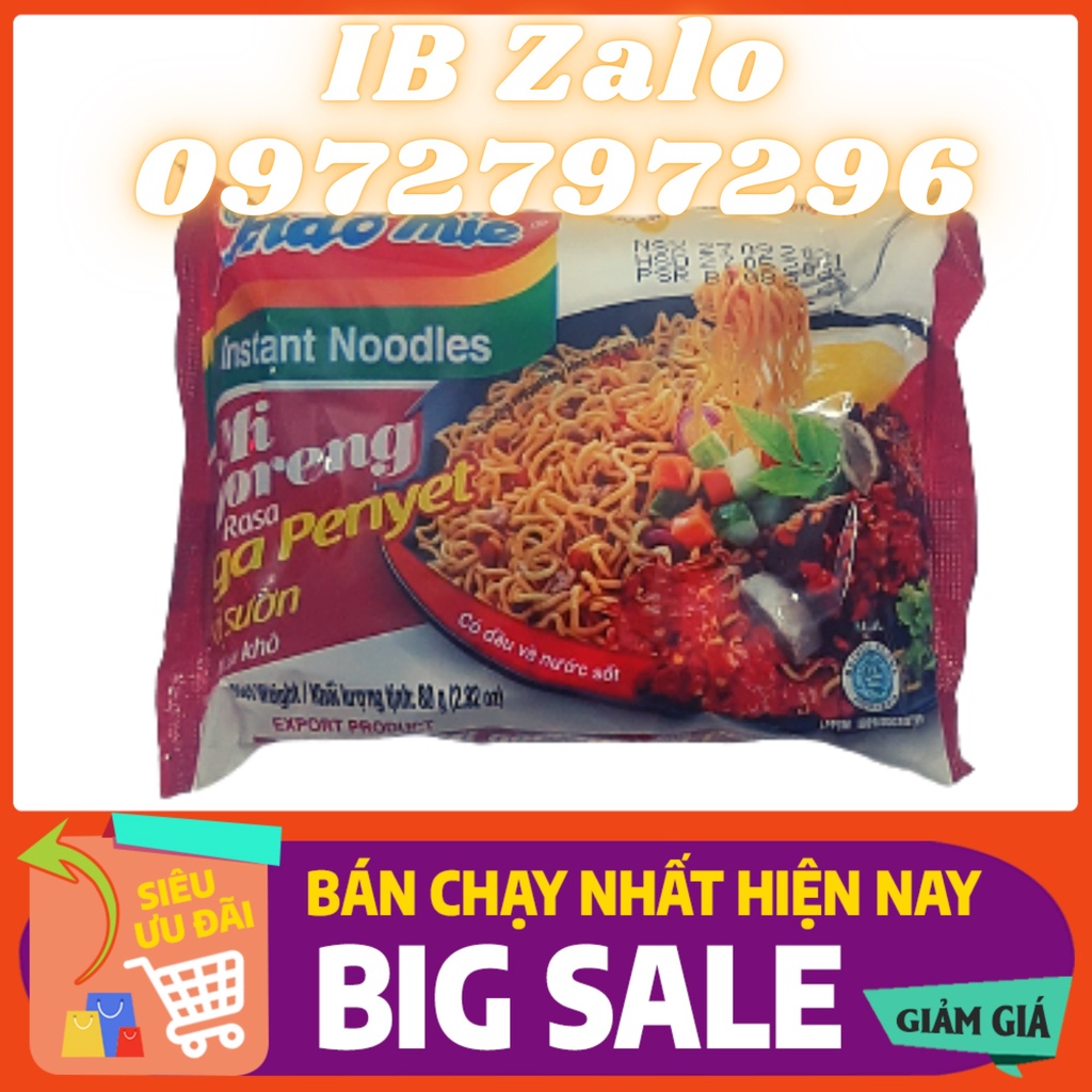 1 Thùng Mì Indomie 40 gói Mix đủ vị / Vị Bò Cay / Vị Cay Nồng / Vị Sườn / Vị Đặc Biệt - Mì Xào Khô Ngon Nhất Indo | BigBuy360 - bigbuy360.vn