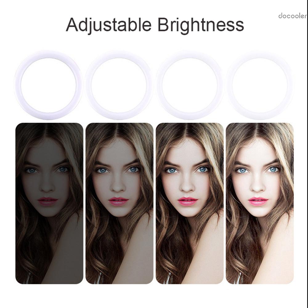 Vòng Đèn Led Rgb 10inch / 26cm 3500k-6500k Kèm Giá Đỡ Điện Thoại 55cm | BigBuy360 - bigbuy360.vn