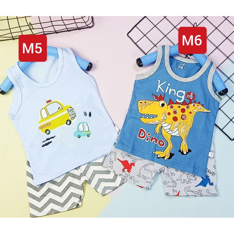 BBN8 [9kg-32kg] Bộ cotton sát nách Quảng Châu xuất hàn bé gái size Nhí -Trung - Đại