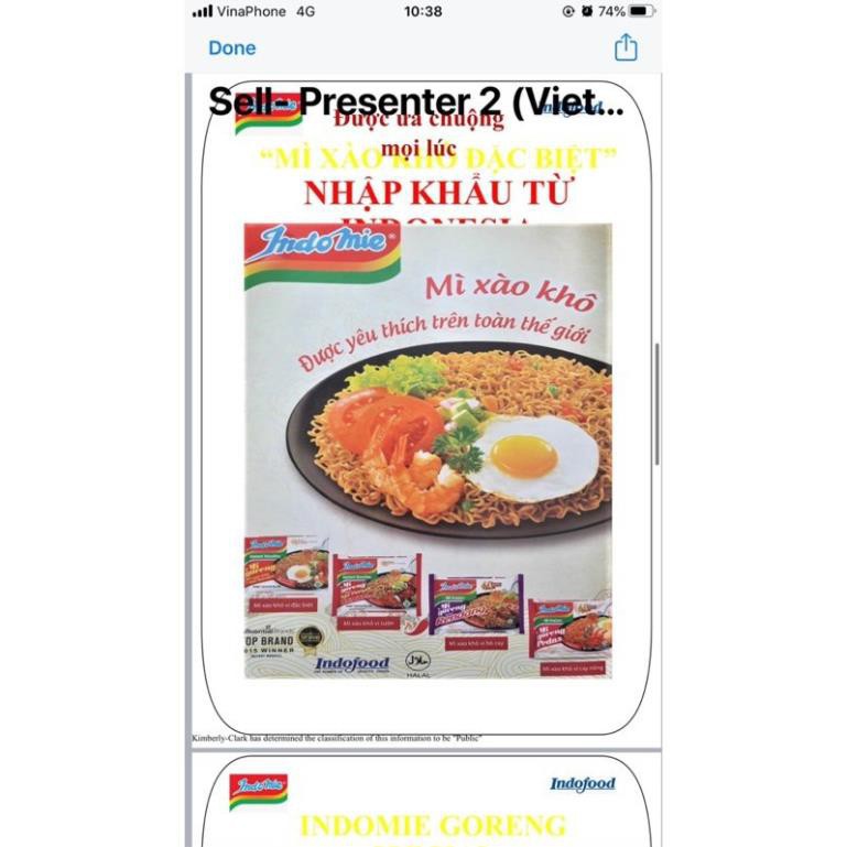 mì trộn indomie (thùng 40 gói)