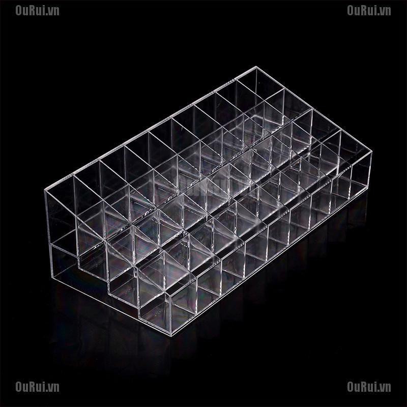 Kệ Trưng Bày Son Môi Bằng acrylic 24 / 36 / 40 Ngăn Tiện Dụng