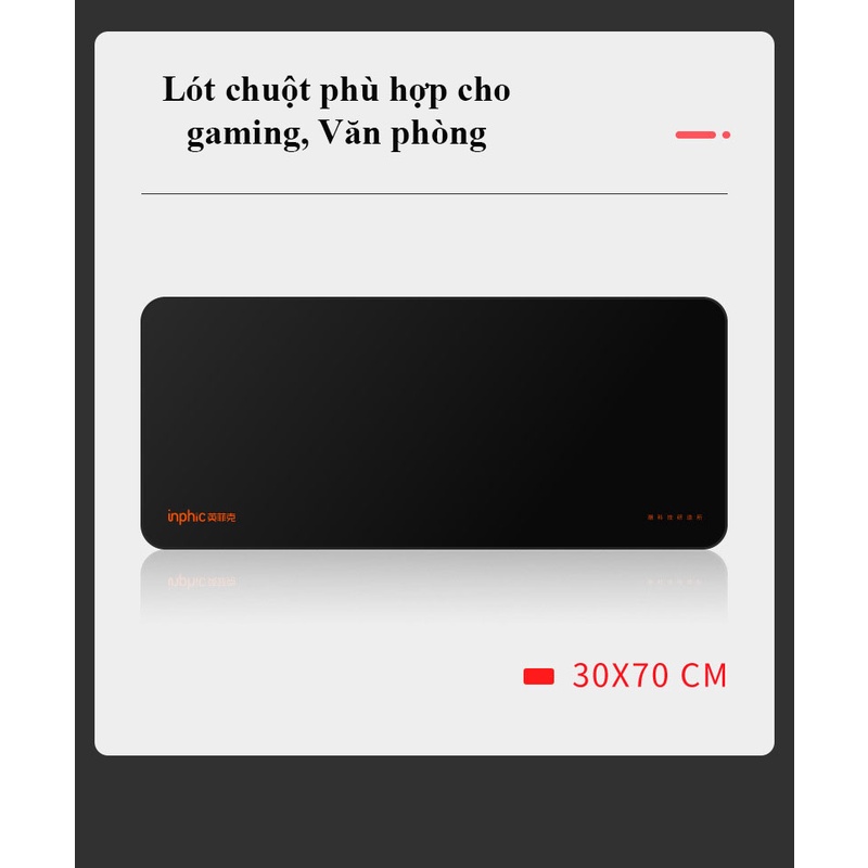 Bàn di chuột - Lót chuột - Pad chuột INPHIC - Lót chuột gaming - Mousepad mới 2022 Phù hợp chơi game sử dụng văn phòng