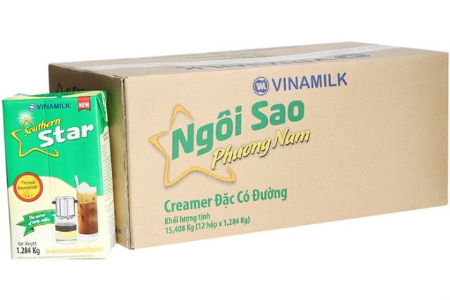 Sữa đặc vinamilk ngôi sao phương nam xanh lá 1 lít