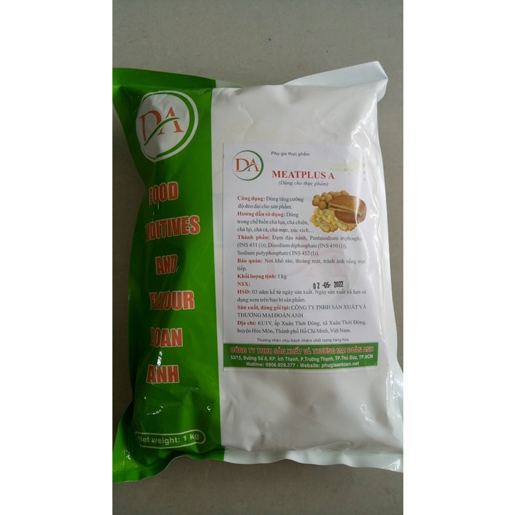MEATPLUS A - Phụ gia tạo dẻo, dai, quết dính cho chả cá, chả tôm, chả mực,...