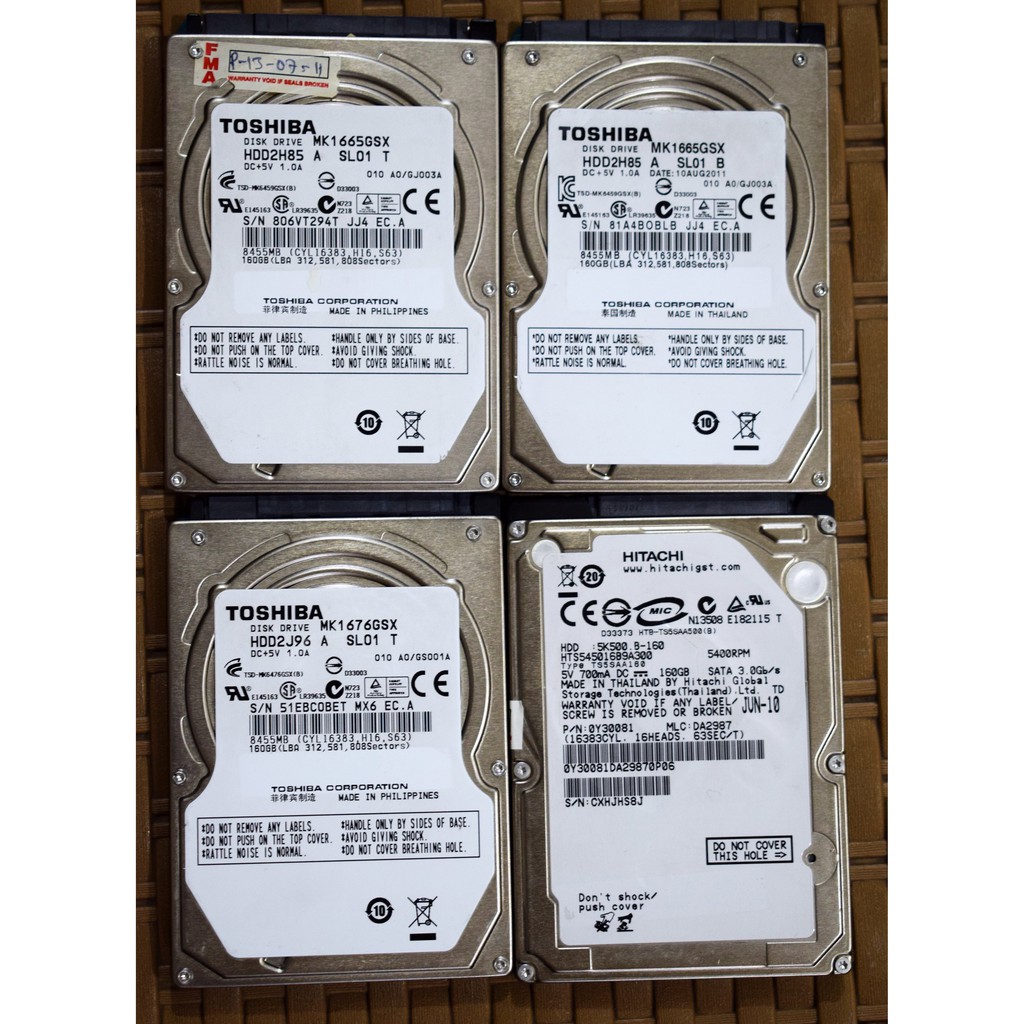Ổ Cứng Hdd Cho Laptop 160gb Sata