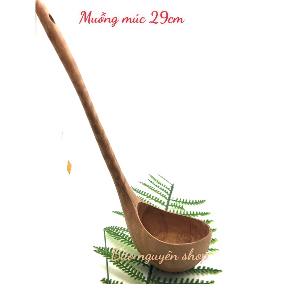 Muỗng gỗ múc trà kombucha, kefir nước