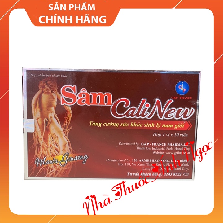 Sâm calinew - có tác dụng tăng cường sinh lí nam, giúp bổ thận, tráng dương, chống xuất tinh sớm