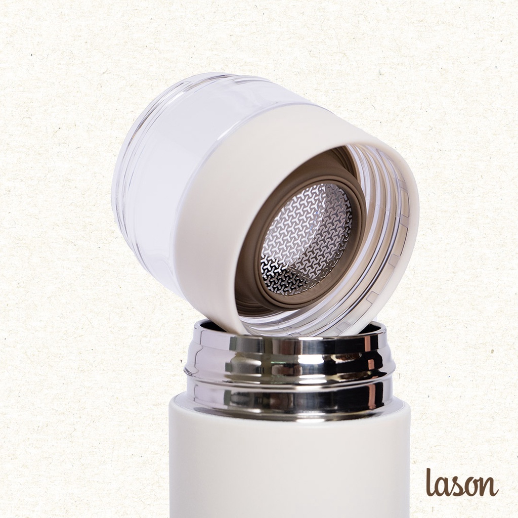 Bình nước giữ nhiệt pha trà hiển thị nhiệt độ 400ml Lason BN-GN00821