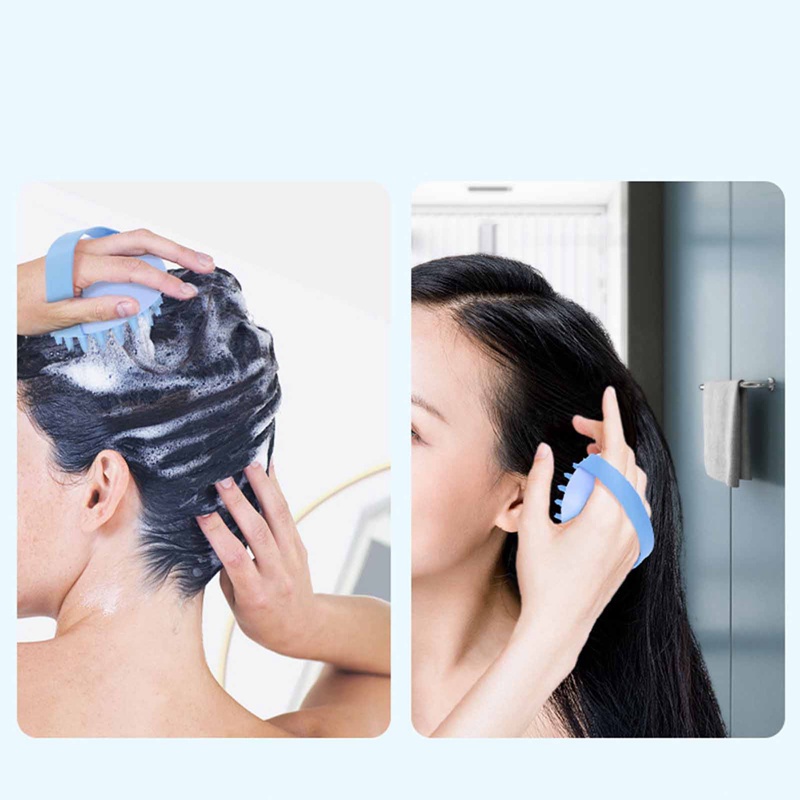 Lược Mát Xa Da Đầu Bằng Silicon Chống Ngứa