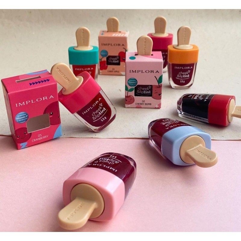 (hàng Mới Về) Set 50 Son Tint 1 Kg Much Trang Điểm Chuyên Nghiệp