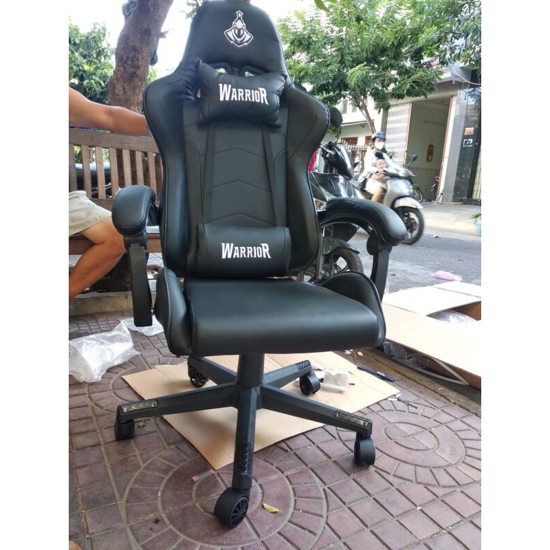 Ghế gaming WARRIOR Crusader Series mã WGC102 , ghế xoay chơi game giá rẻ nâng hạ ngã lưng.