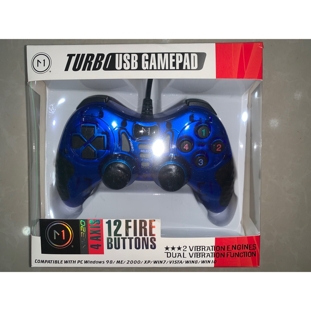 Gamepad N1 320 (usb ) xanh,ĐỎ Tay cầm chơi game cổng USB N1 320 (xanh,ĐỎ)