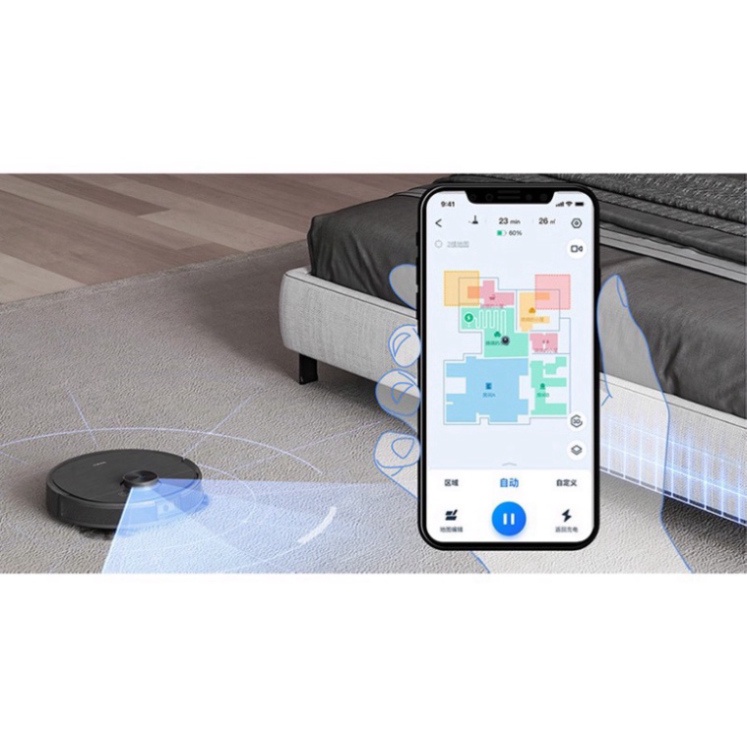 🍀MỚI 2023🍀Ecovacs DEEBOT T9 AIVI B Robot Hút Bụi - Robot lau nhà - Hàng mới 100% Chính hãng - Giá tốt nhất