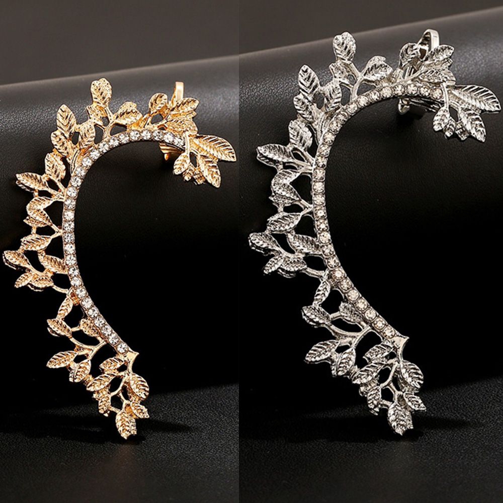 Hoa tai kiểu dáng chiếc lá mxgoods thanh lịch cho nữ