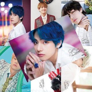Poster thành viên V BTS 8 tấm treo tường