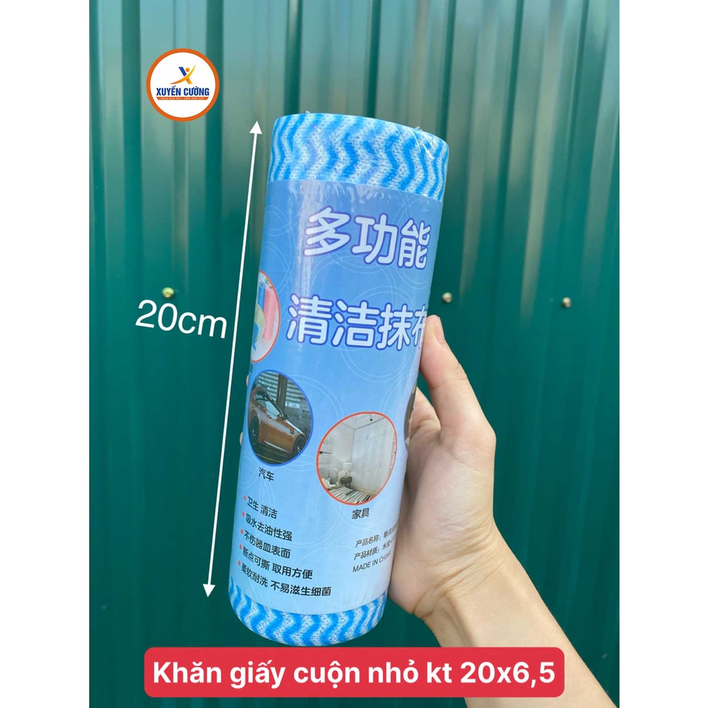 giấy lau đa năng, giấy lau tiện dụng thấm nước( cuộn 50 tờ)