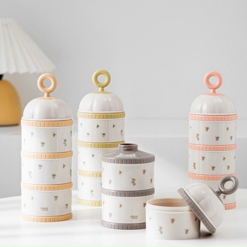 Hộp chia sữa bột/ Hộp trữ sữa 3 ngăn TGM Hàn Quốc