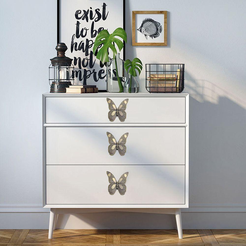 LAKAMIER Bộ 2 Tay Nắm Cửa Hình Bướm