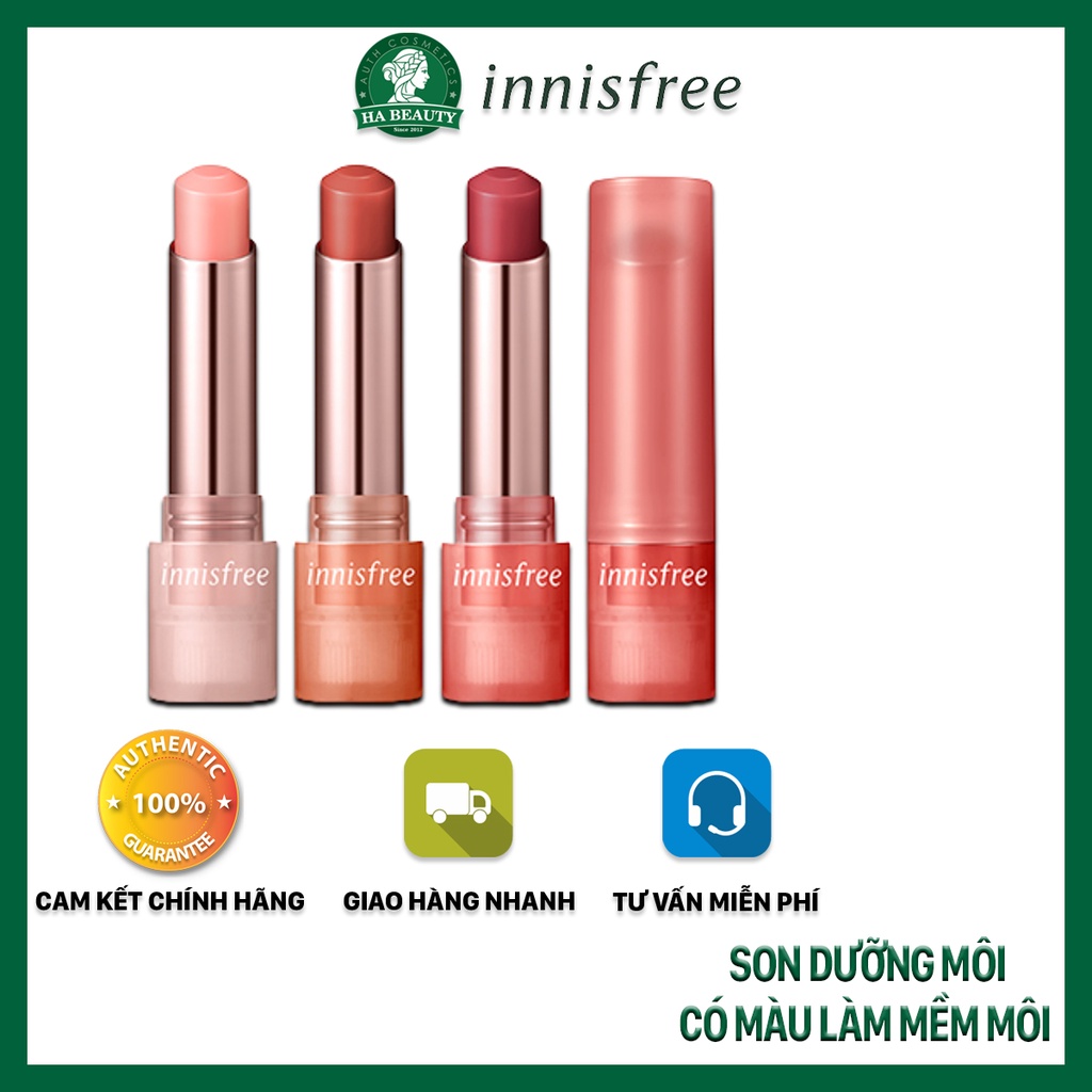 Son dưỡng môi có màu làm mềm môi innisfree Dewy Tint Lip Balm 3.2g