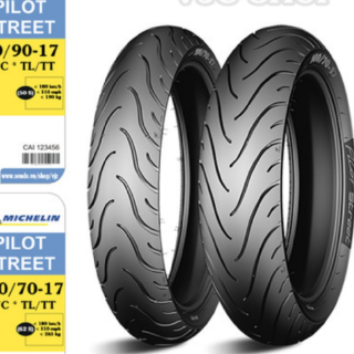 Combo cặp lốp Michelin Pilot Street 80-90-17 và 130-70-17 cho Exciter 150 độ