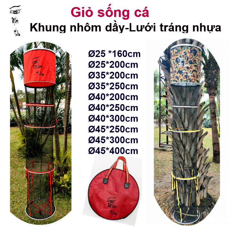 Rọng đựng cá Mắt Thần màu đỏ