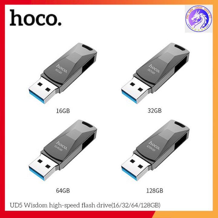 USB 3.0 TỐC ĐỘ CAO 16GB 32GB 64GB CHÍNH HÃNG HOCO UD5