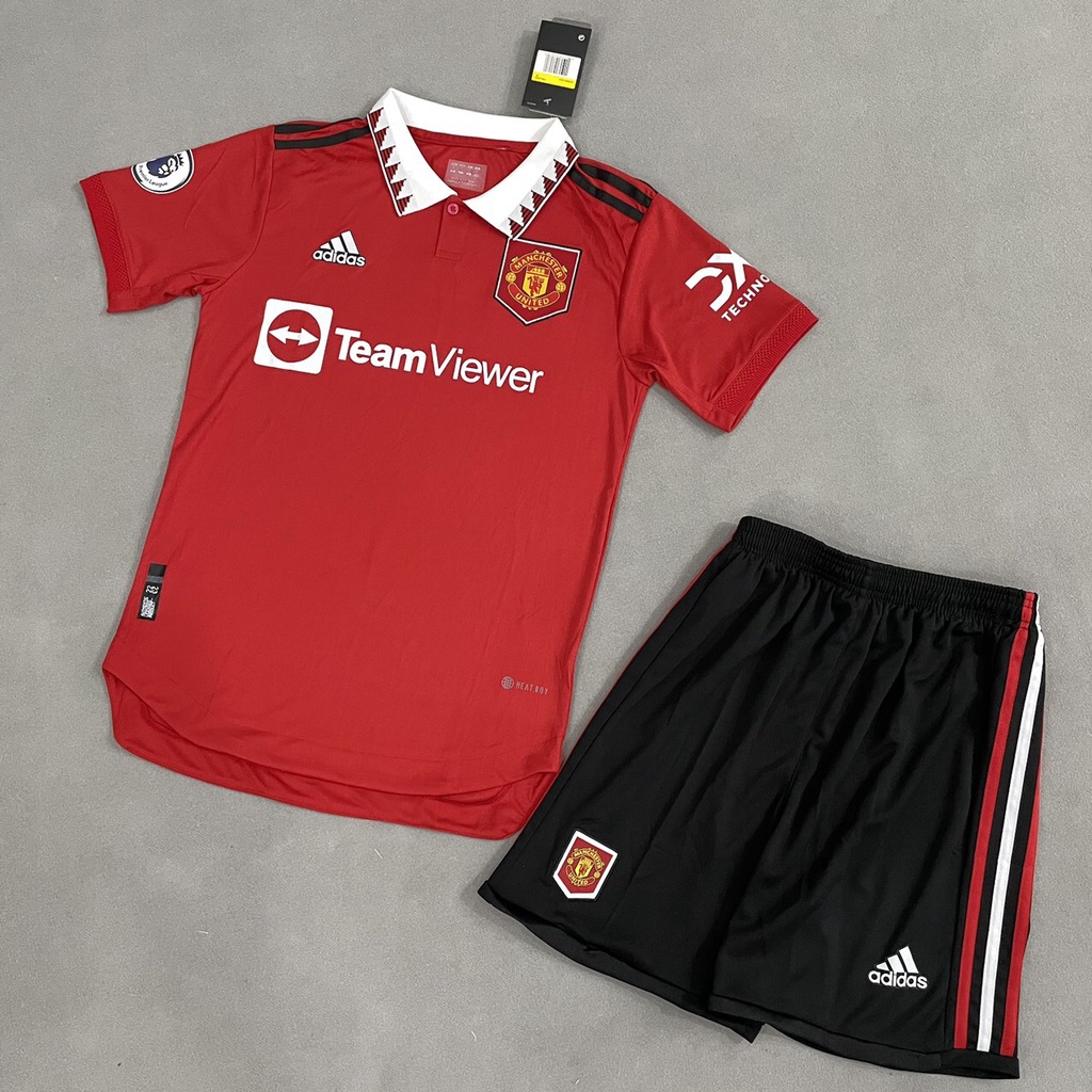 Bộ quần áo MU đỏ sân nhà 2023 hàng Fex thái cao cấp FLG