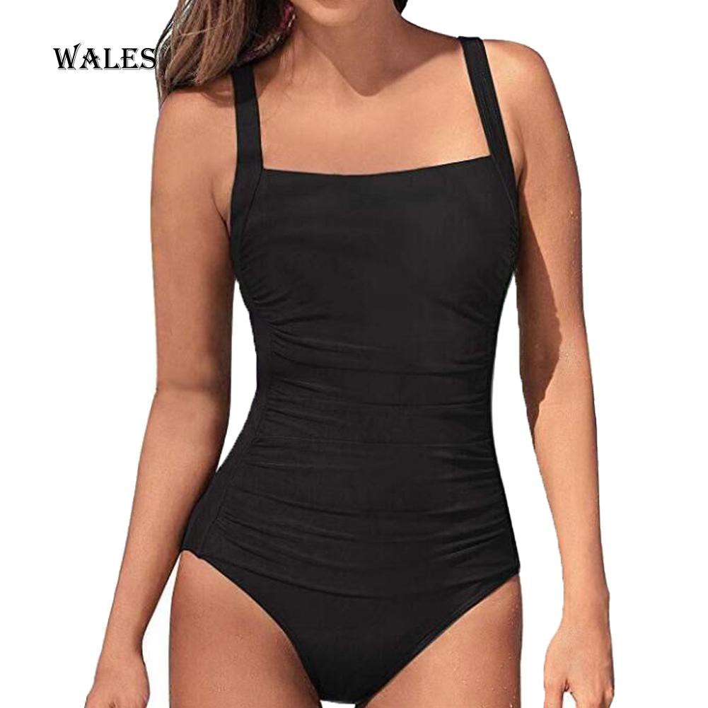 Đồ tắm một mảnh trơn màu phong cách quyến rũ dành cho nữ | BigBuy360 - bigbuy360.vn