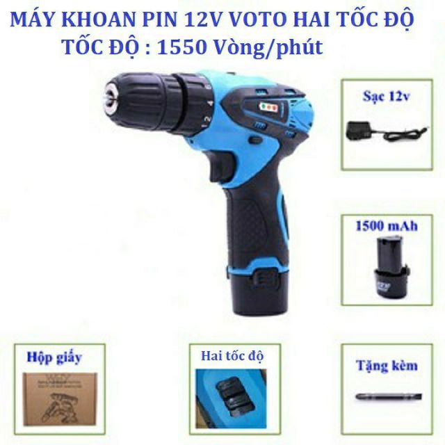 BỘ MÁY KHOAN PIN SẠC AUTO