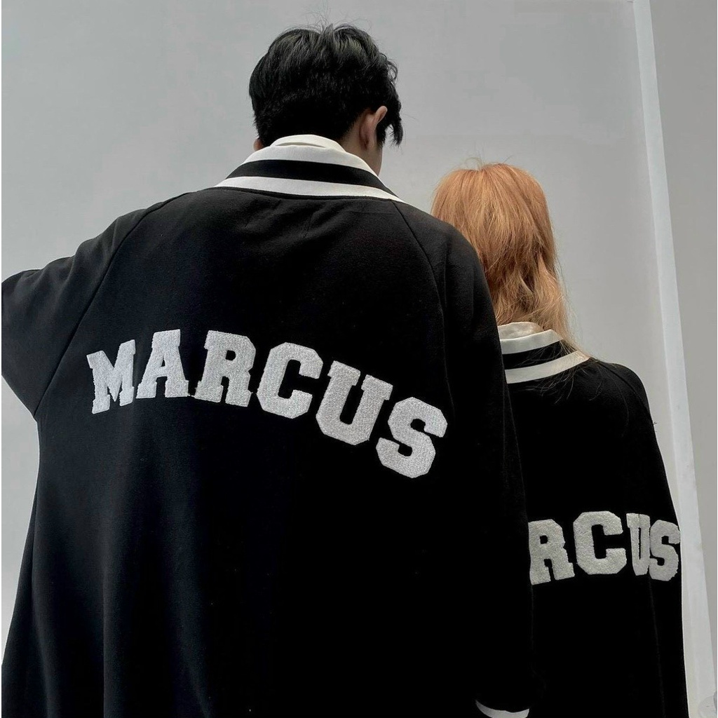 Áo khoác nam nữ cardigan hoodie form rộng marcus ấm áp cho mùa đông form 60kg