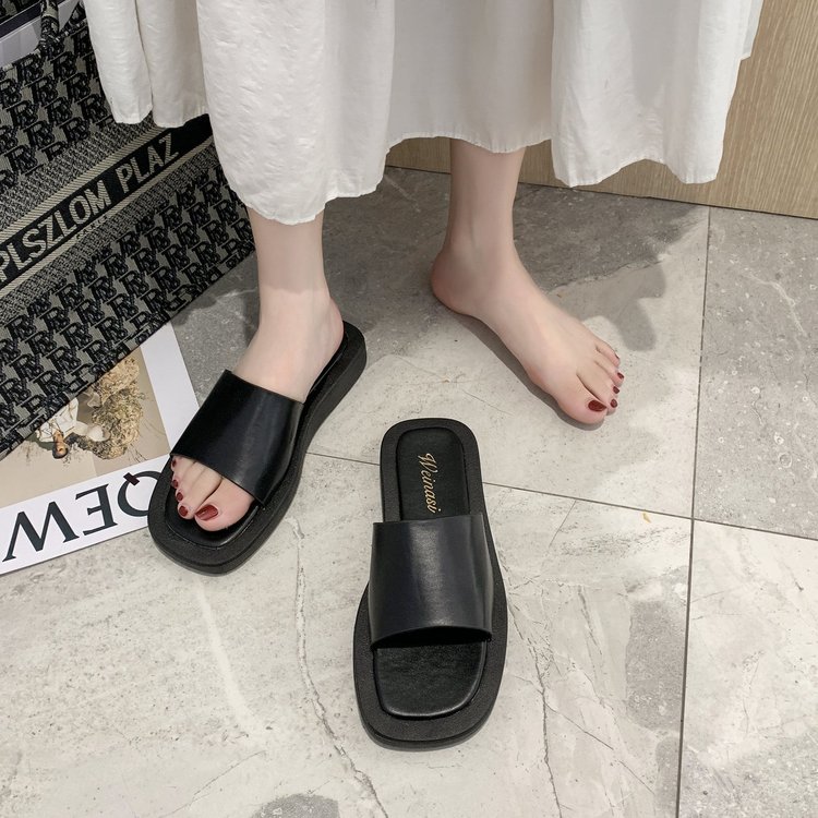 [ Mã 66CBSALE giảm 30K đơn 200K] Dép Nữ Đế Bệt Quai Ngang Thoải Mái Thời Trang | BigBuy360 - bigbuy360.vn