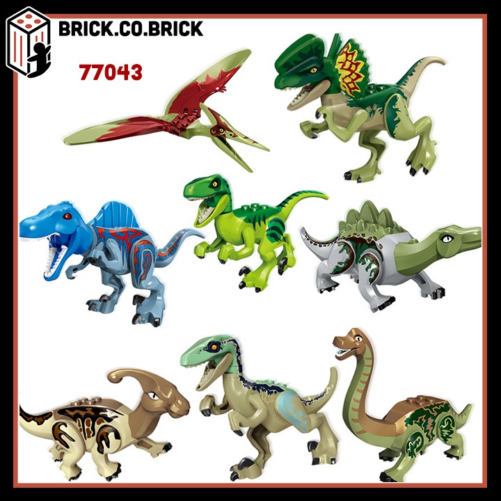 Mô Hình Khủng Long và Đồ Chơi Lắp Ráp Non LEGO Dinosaurs Jurassic Park T Rex Tyrannosau 77043