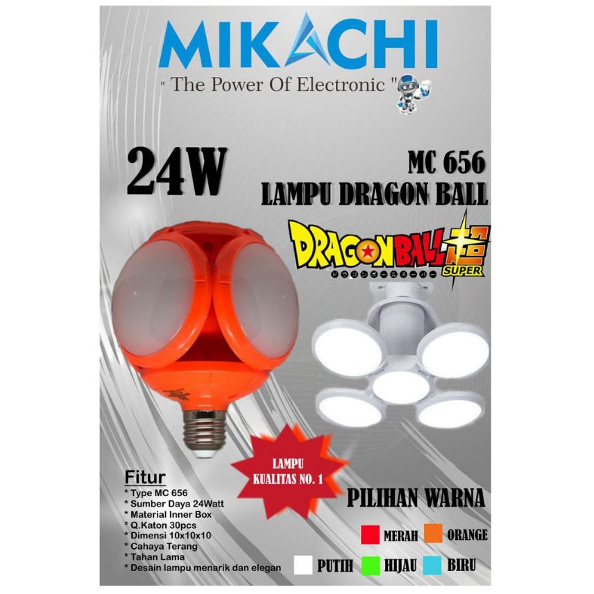 Đèn LED 24W MC 656 hình Dragon ball