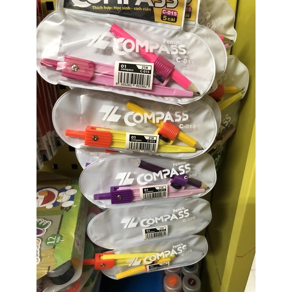 Compa kèm bút chì C015