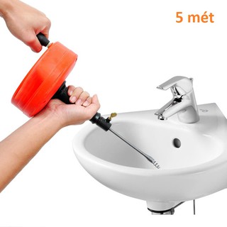 Dụng cụ thông cống - Thông ống nước 5 mét