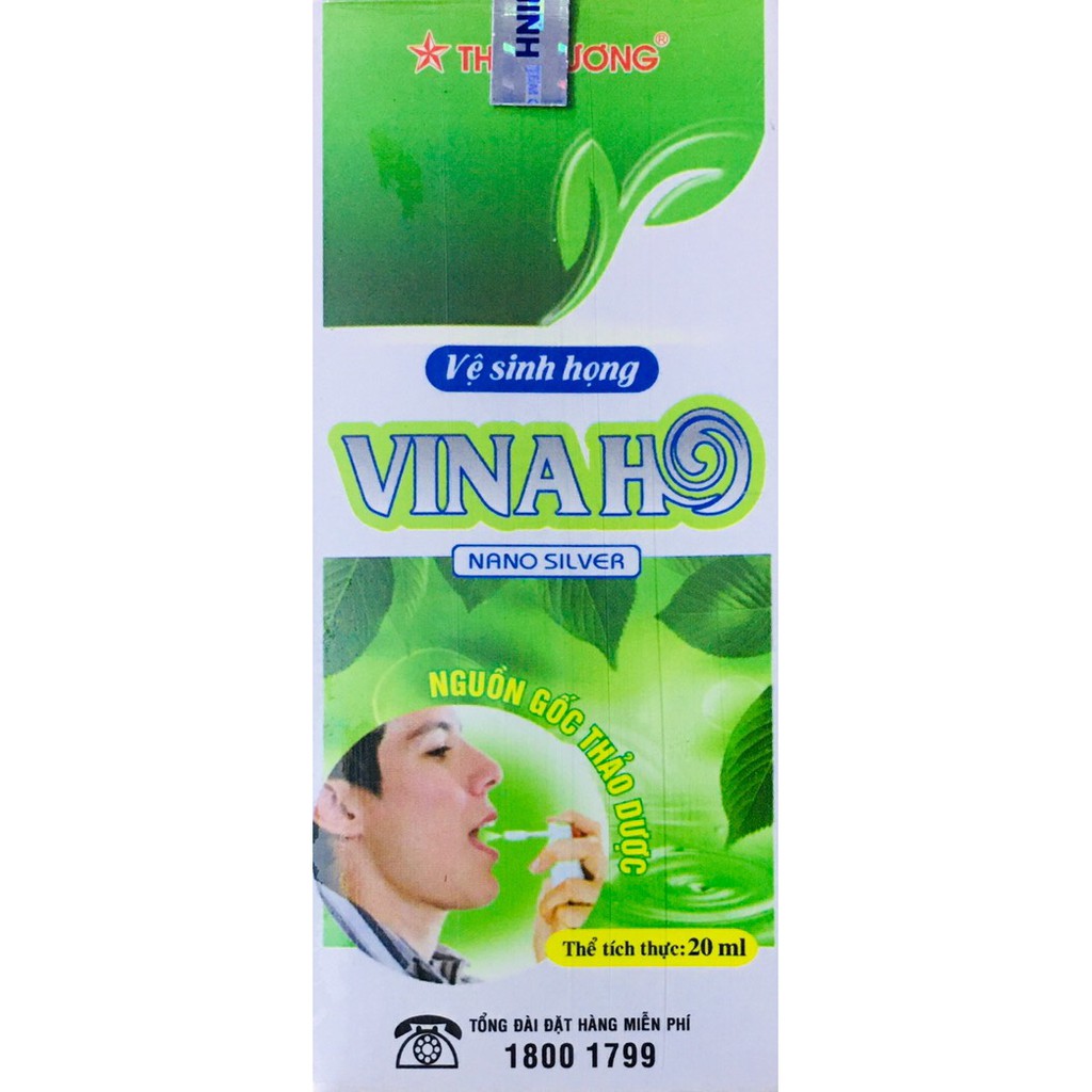 Vệ sinh họng Vinaho giúp vệ sinh họng