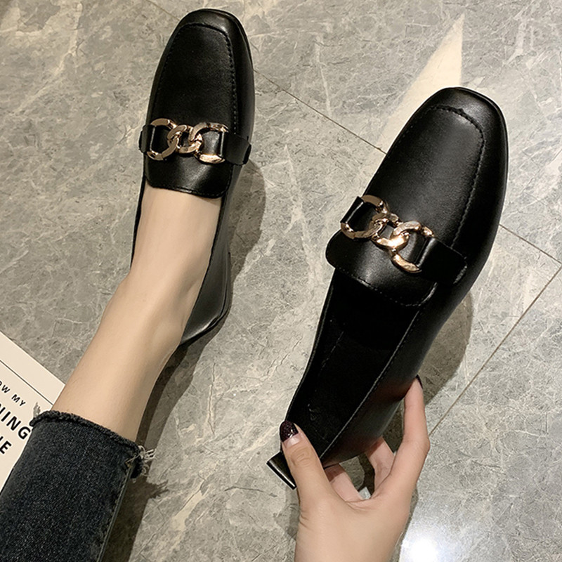 IELGY Giày da  phong cách Anh Quốc thời trang dành cho nữ