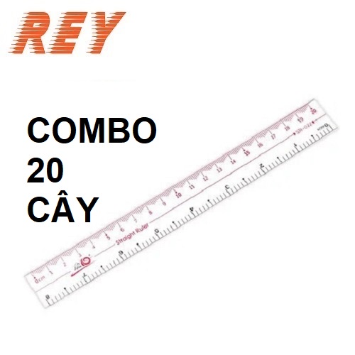 [Giá sỉ] COMBO 20 Cây Thước Dẻo Trong Suốt  20cm 𝑻𝒉𝒊𝒆̂𝒏 𝑳𝒐𝒏𝒈 Điểm 10 TP-SR022