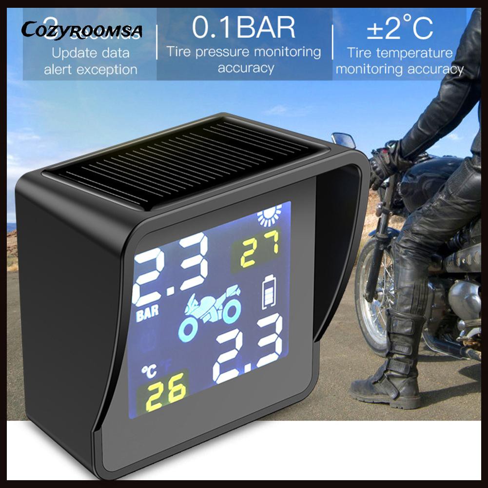 Hệ Thống Báo Động Áp Suất Lốp Xe Máy Tpms 2 Cảm Biến