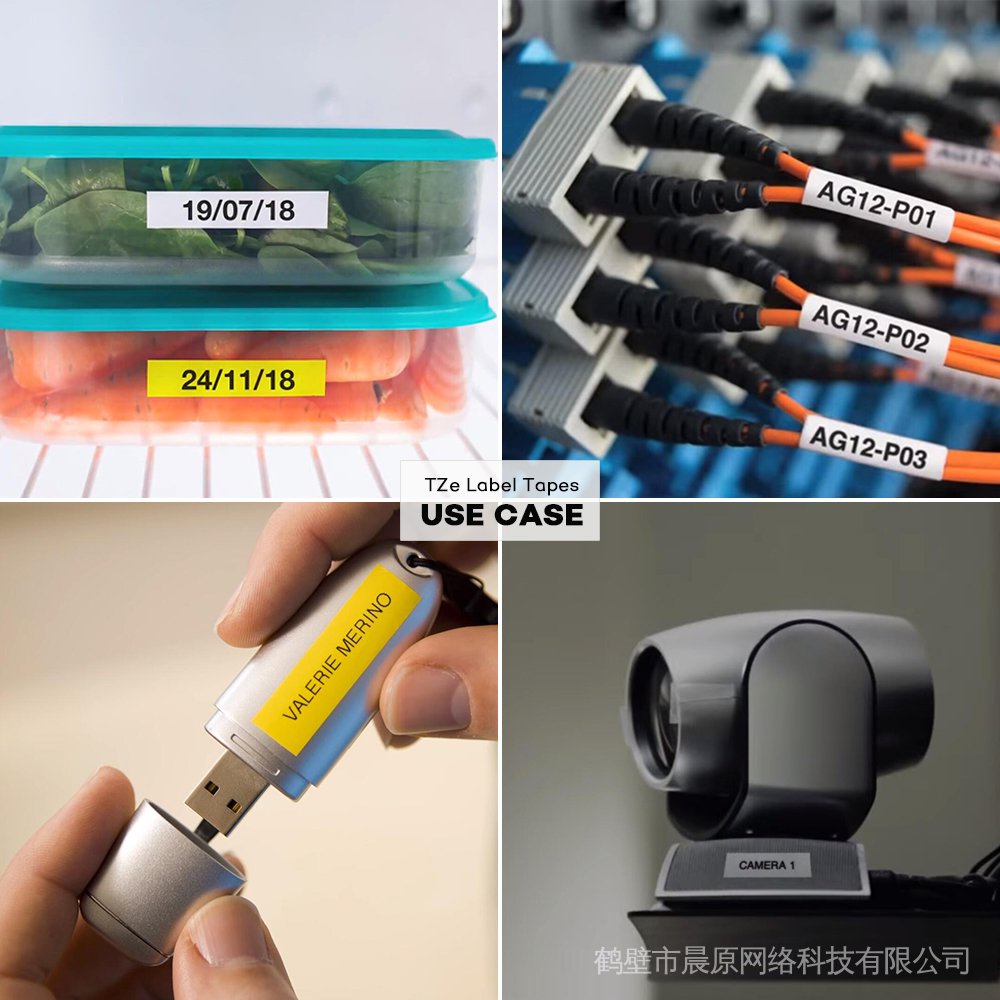 Cuộn Băng Dính Nhãn TZe 131 tze231 tze631 12mm TZe-231tz-231 Cho Máy In Brother Ptouch