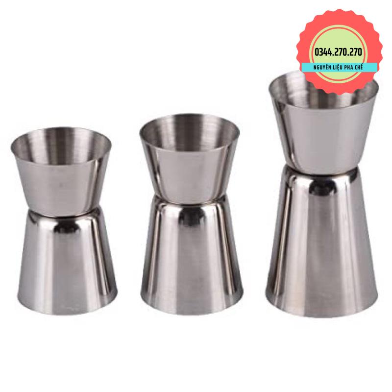 Zigger 2 đầu inox, Ly đong 2 đầu inox