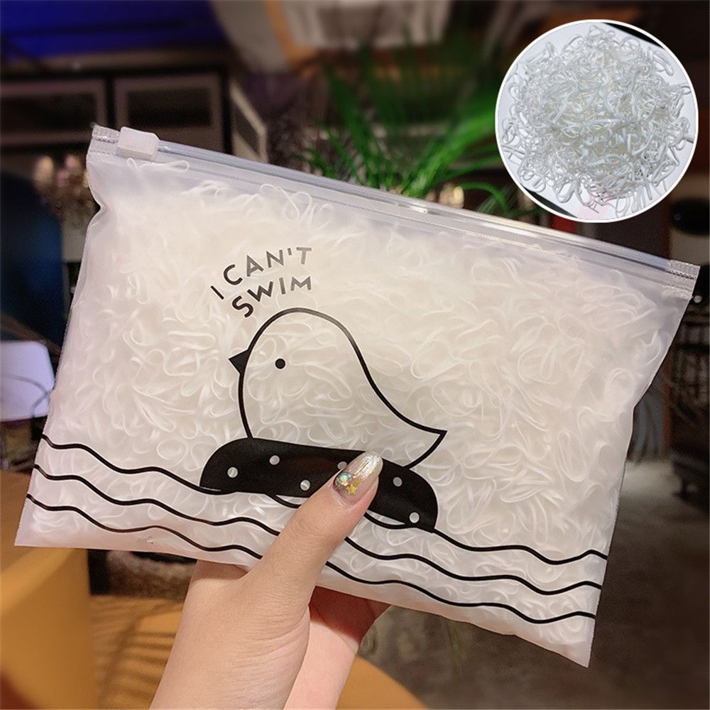 Set 1000 dây buộc tóc co giãn dùng một lần thời trang cho nữ
