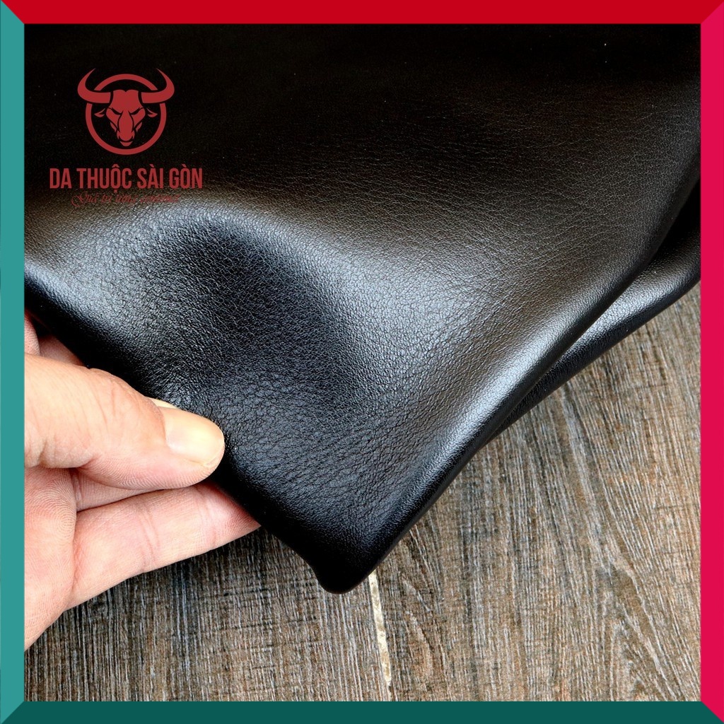 Da Pull Mill cao cấp màu đen thương hiệu Da Thuộc Sài Gòn - Bán da bò đã thuộc
