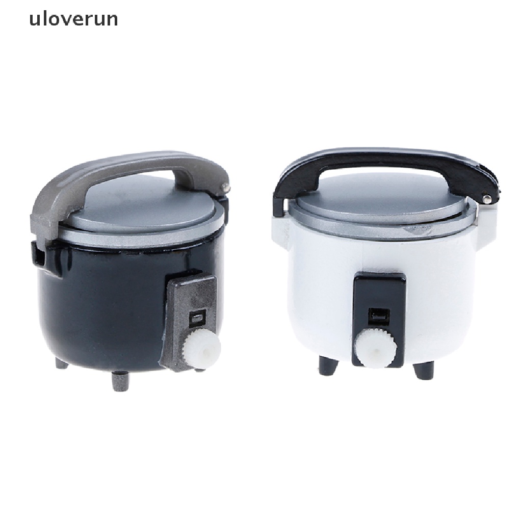 Uloverun Mô Hình Nồi Cơm Điện Mini Tỉ Lệ 1: 12 Trang Trí Nhà Búp Bê