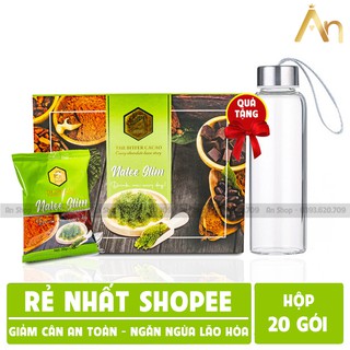 Nalee Slim giảm cân - Ca cao giảm mỡ bụng hiệu quả mẫu mới 20 gói